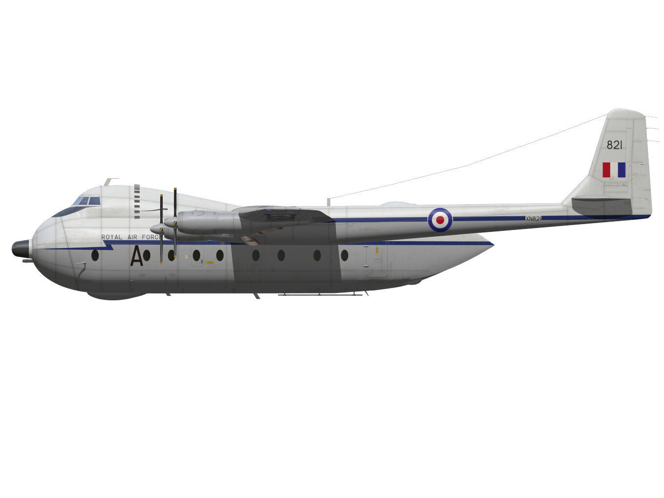 Armstrong Whitworth Argosy AW660C 3D model_9