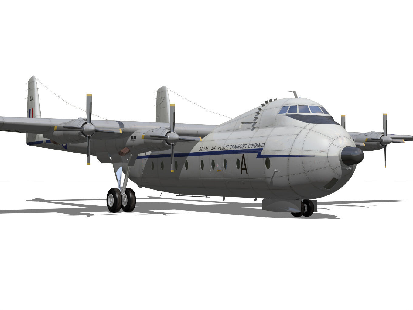 Armstrong Whitworth Argosy AW660C 3D model_7