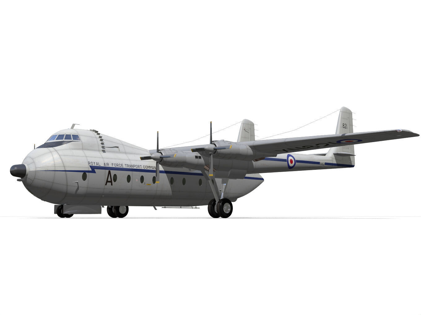 Armstrong Whitworth Argosy AW660C 3D model_6