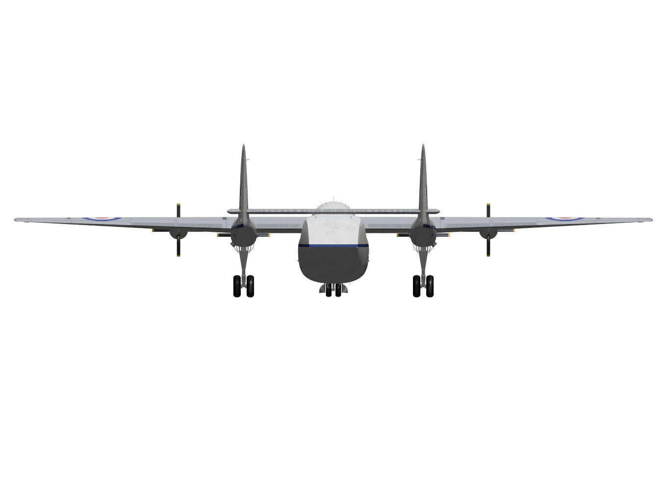 Armstrong Whitworth Argosy AW660C 3D model_13