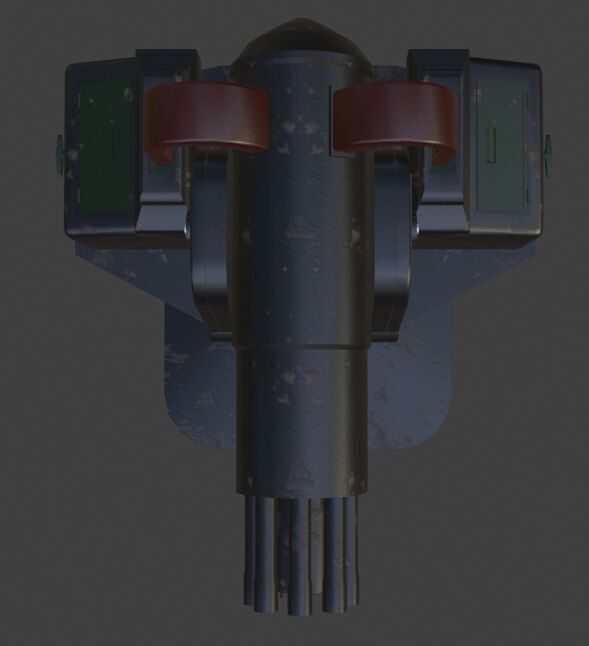 TD Tower 003 Low-poly 3D model_4