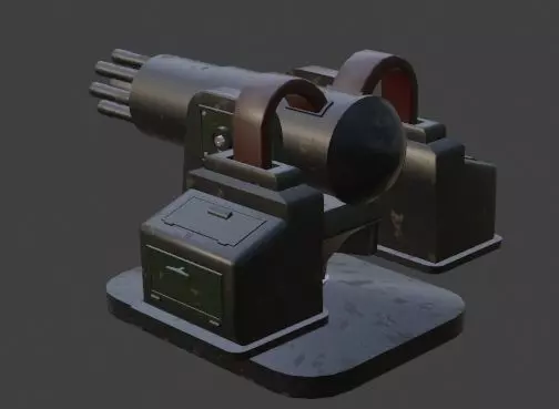 TD Tower 003 Low-poly 3D model_0