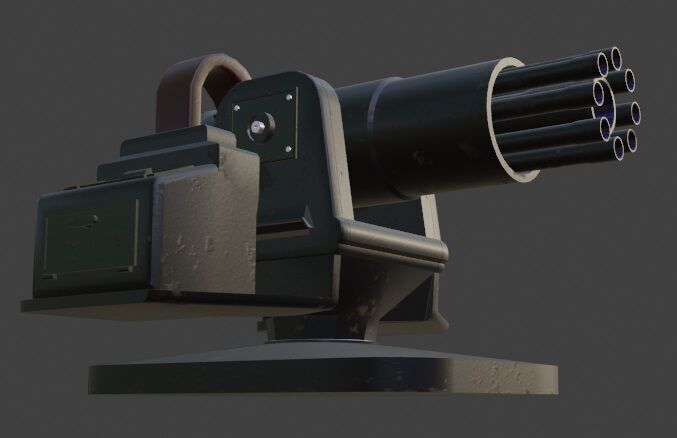 TD Tower 003 Low-poly 3D model_5