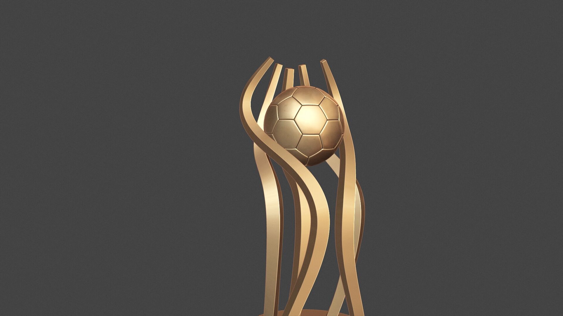 Handball Award Trophy 3D print model_7