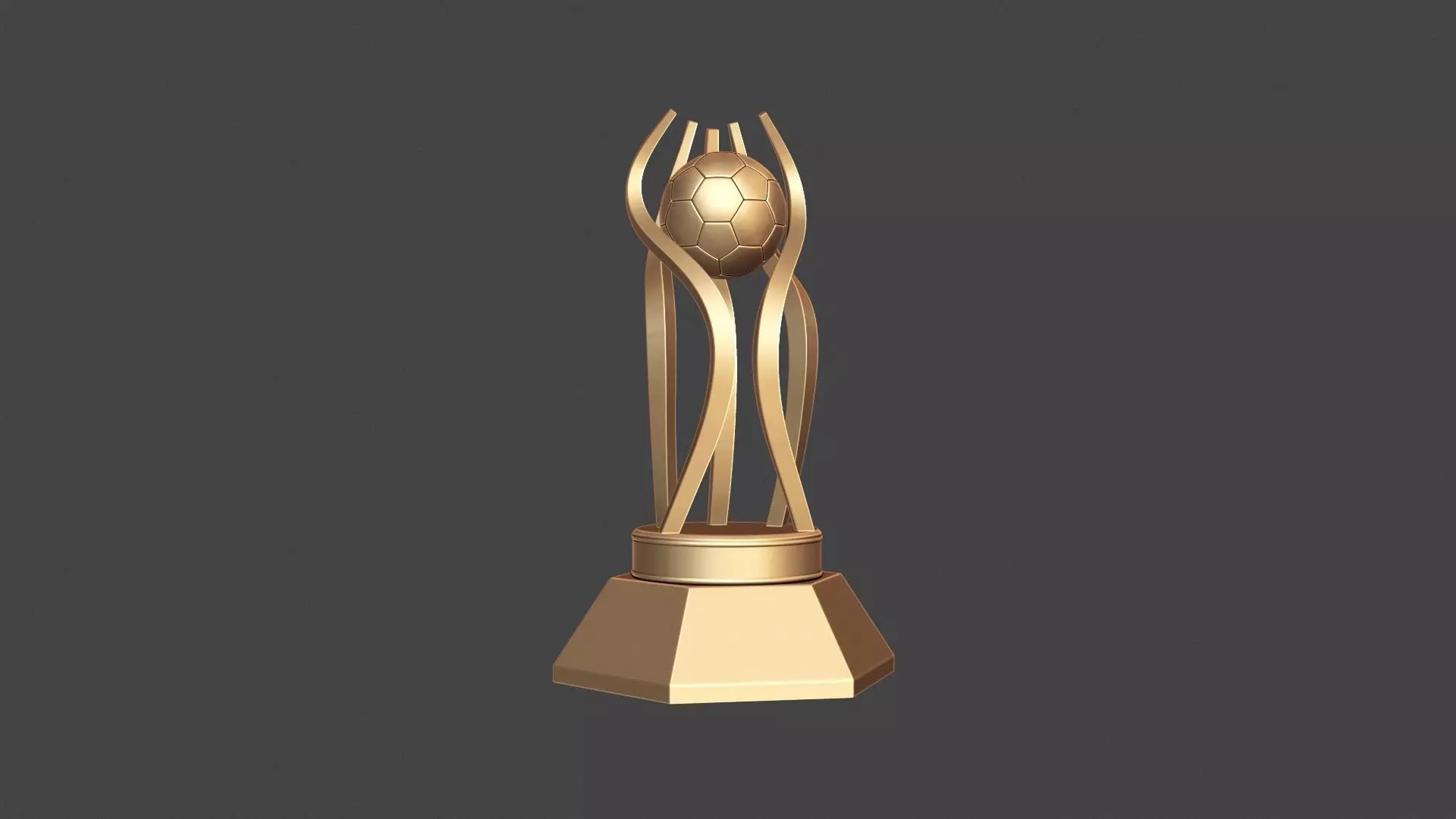 Handball Award Trophy 3D print model_0
