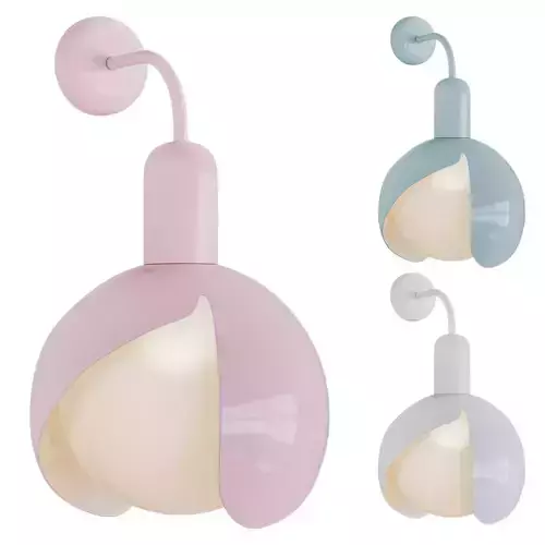 Periwinkle Wall Light by Circu 3D model