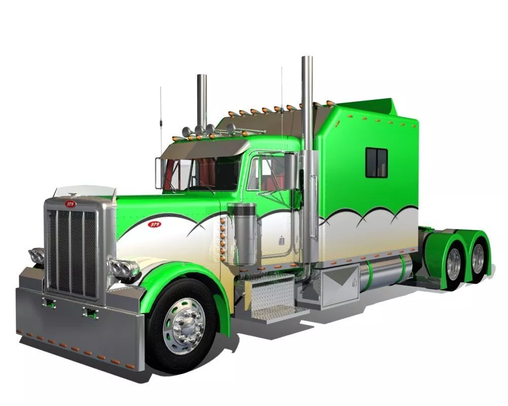 379 Legacy Semi Truck 3D model