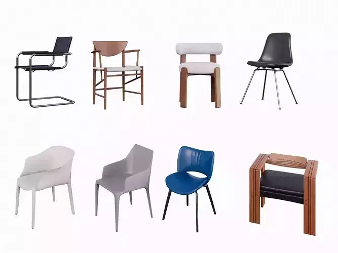 Eight Contemporary Chairs Collection