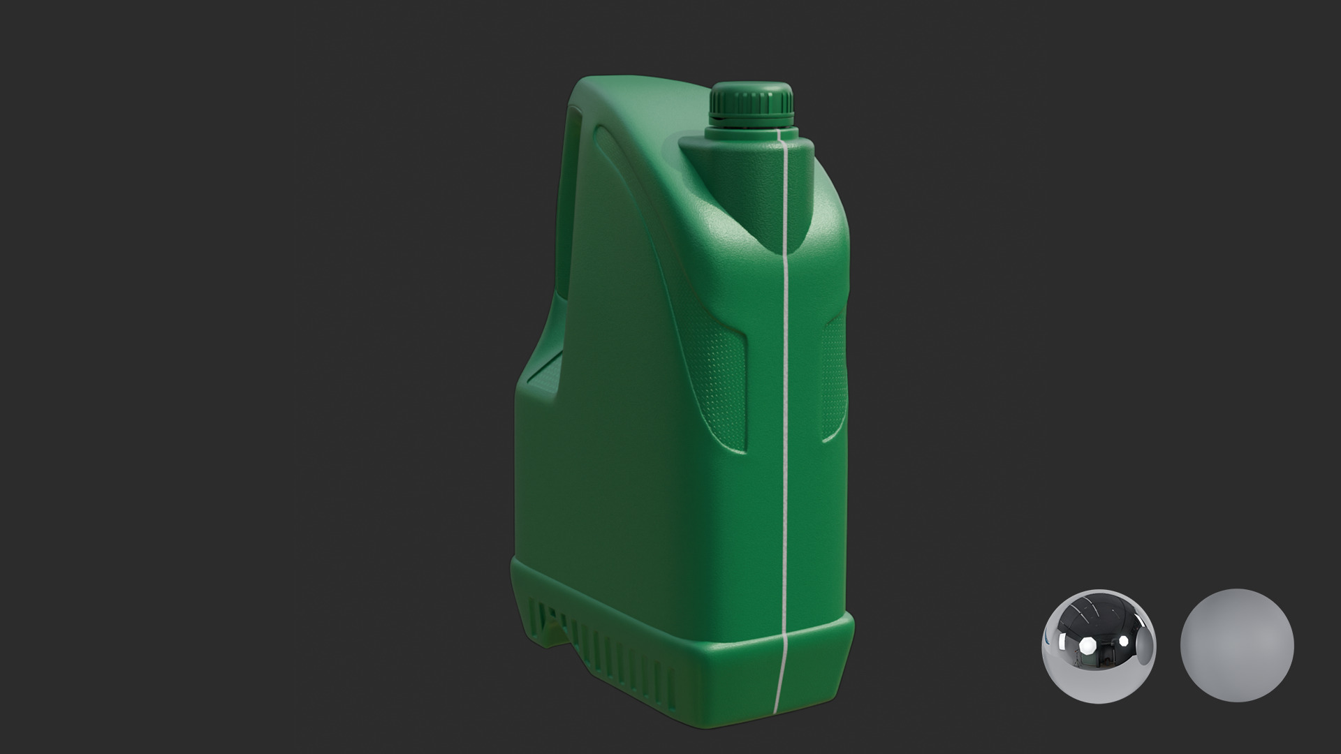 Engine Oil - Can 3D model_1