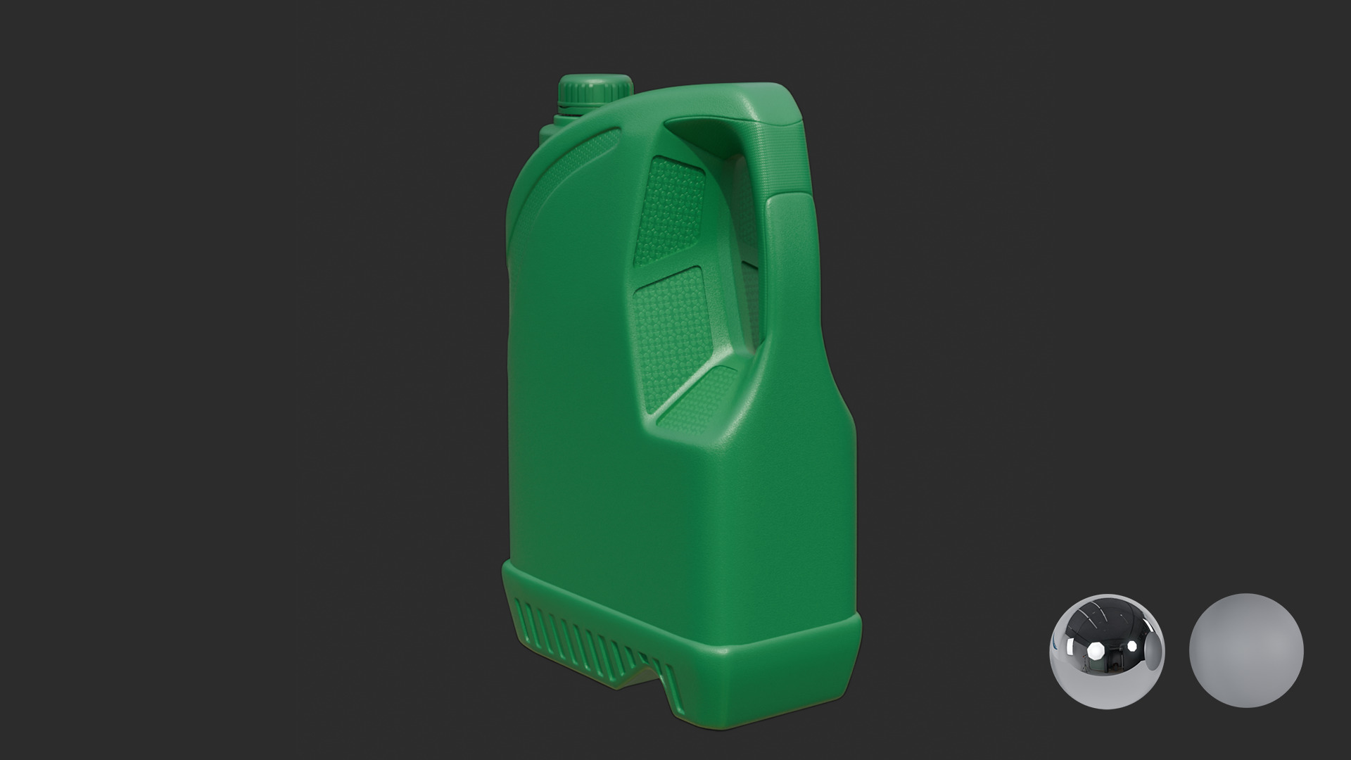Engine Oil - Can 3D model_2