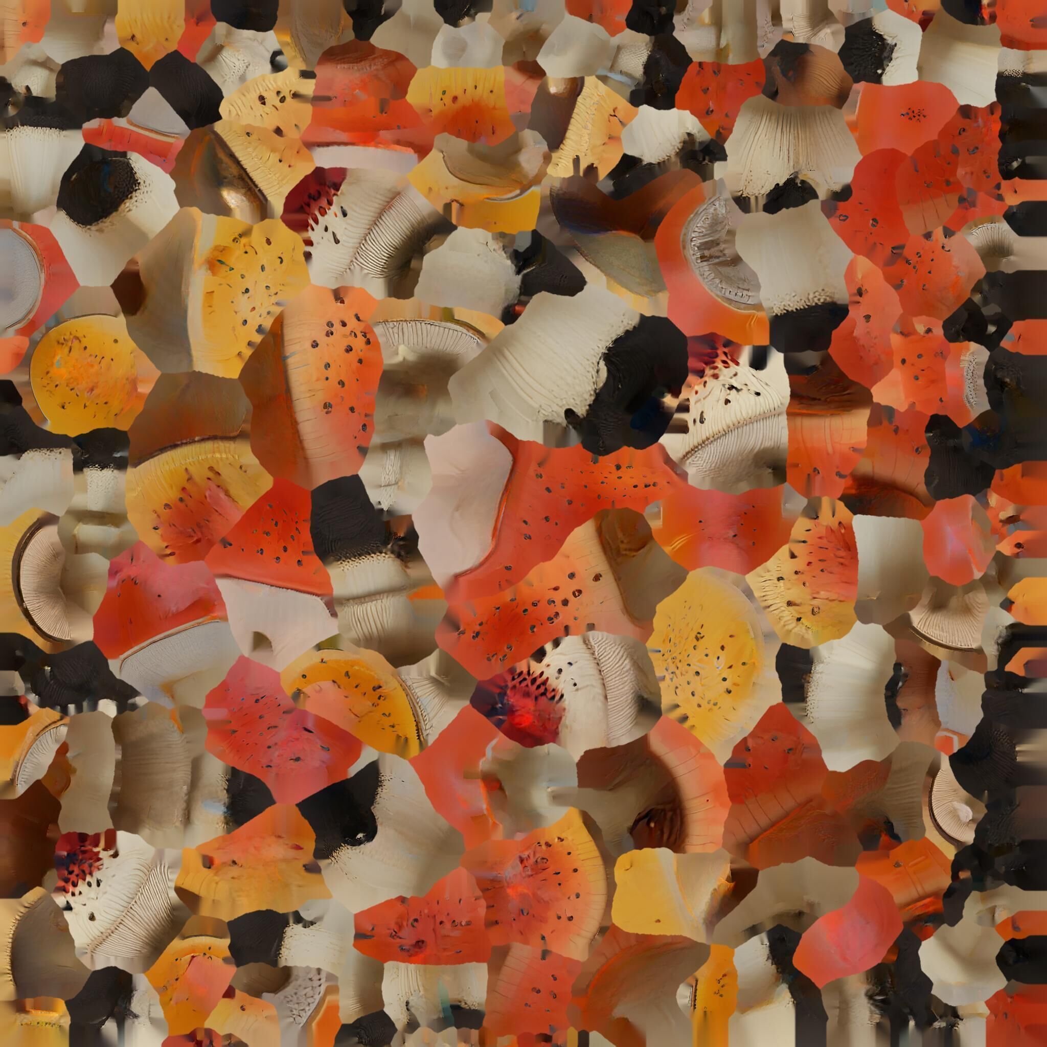 Magic Mushroom Psilocybe Pack of 12 - Game and Render Ready 3D model_6