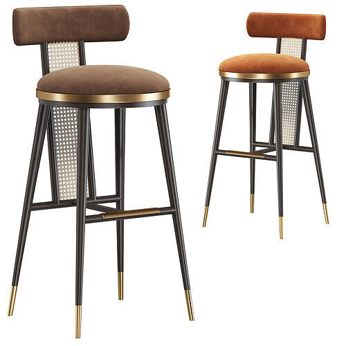 Bar Chair Blakey by Mezzocollection 3D model