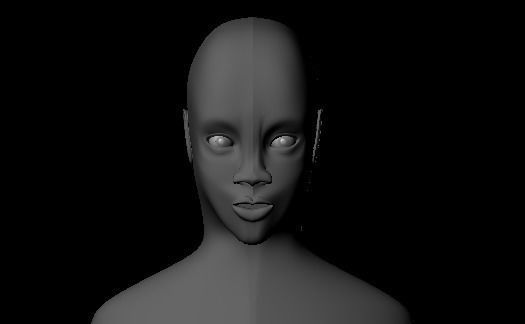 Rihanna face Free 3D model_0