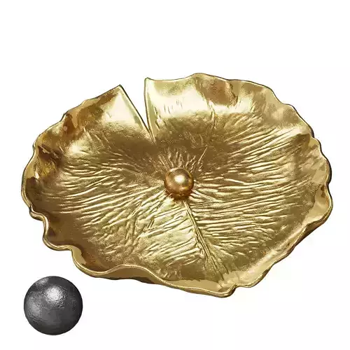 Lotus Leaf Wall Sculpture 3D model
