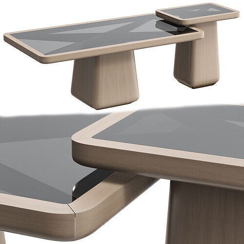 CENTER TABLE FRANK Low-poly 3D model