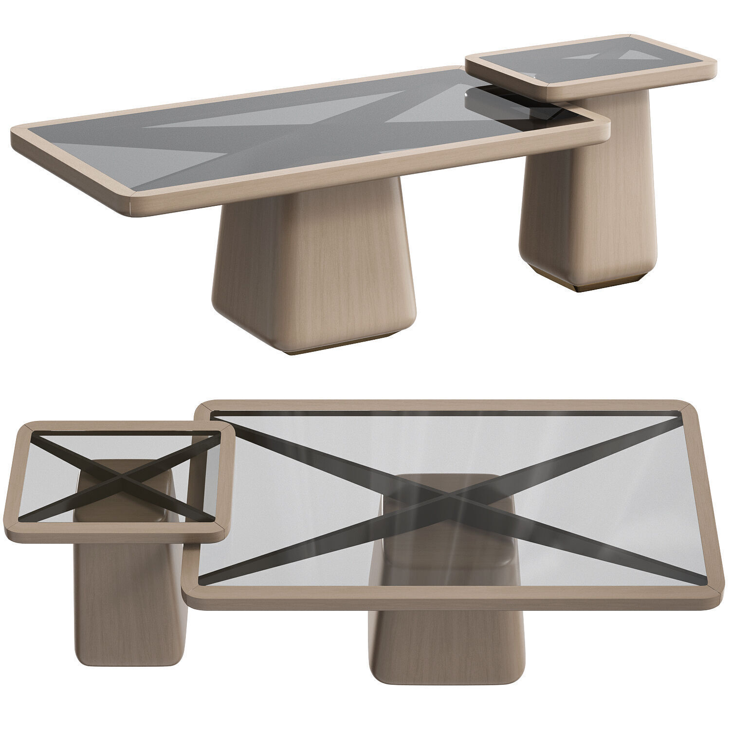 CENTER TABLE FRANK Low-poly 3D model_1