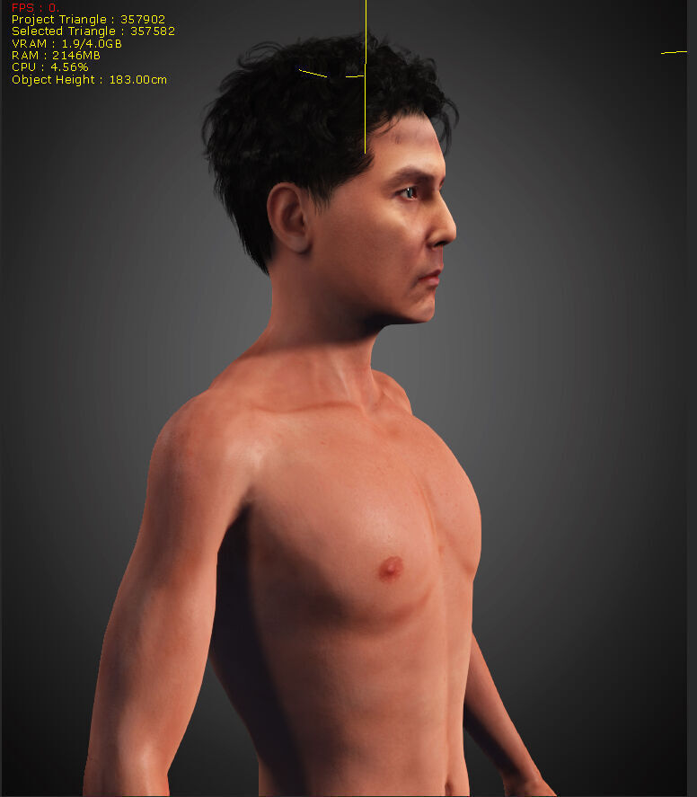 Realistic Lee Jung Jae Squid Game Season 2 Actor Super Model HD 3D model_13