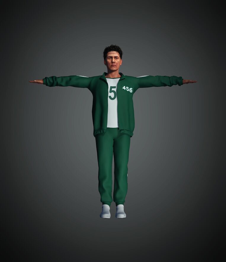 Realistic Lee Jung Jae Squid Game Season 2 Actor Super Model HD 3D model_4