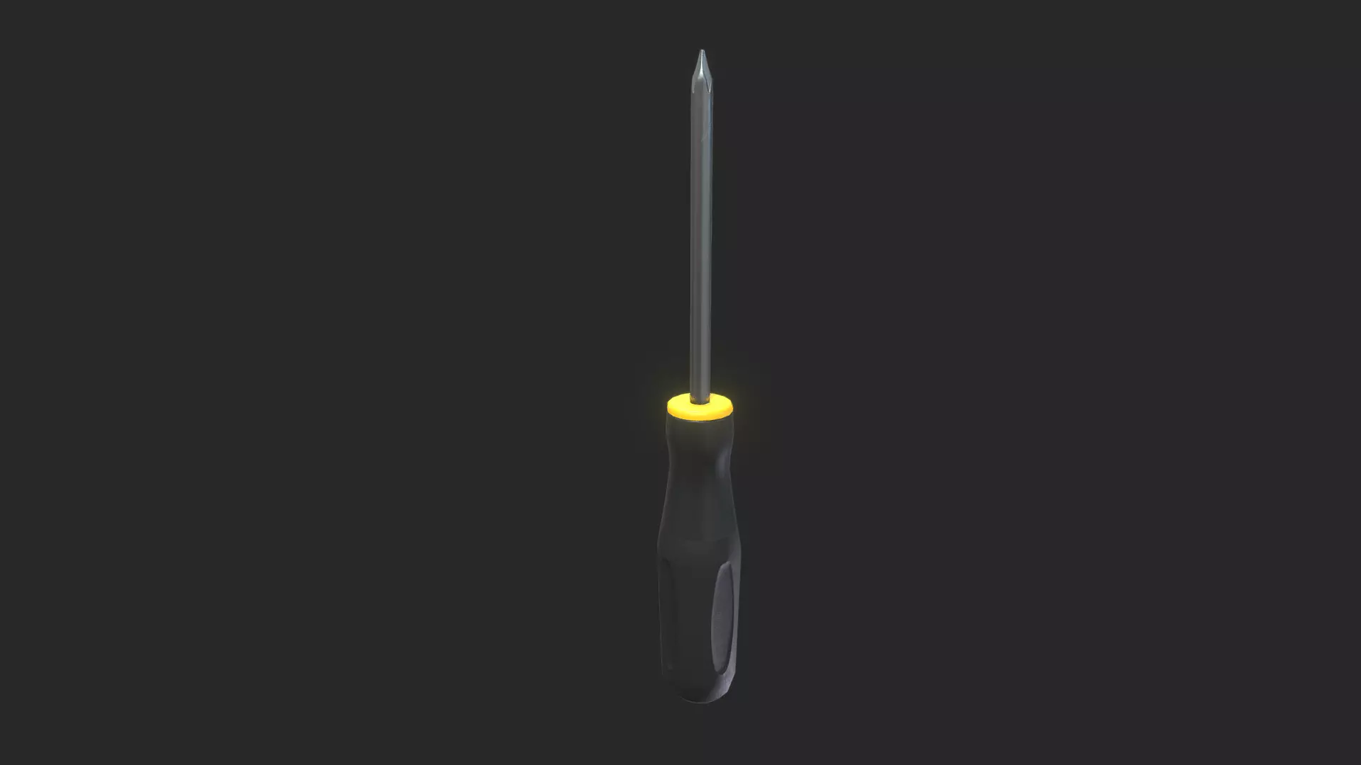 Cross Screwdriver 3D Model Game Ready Optimized Low-poly 3D model_0