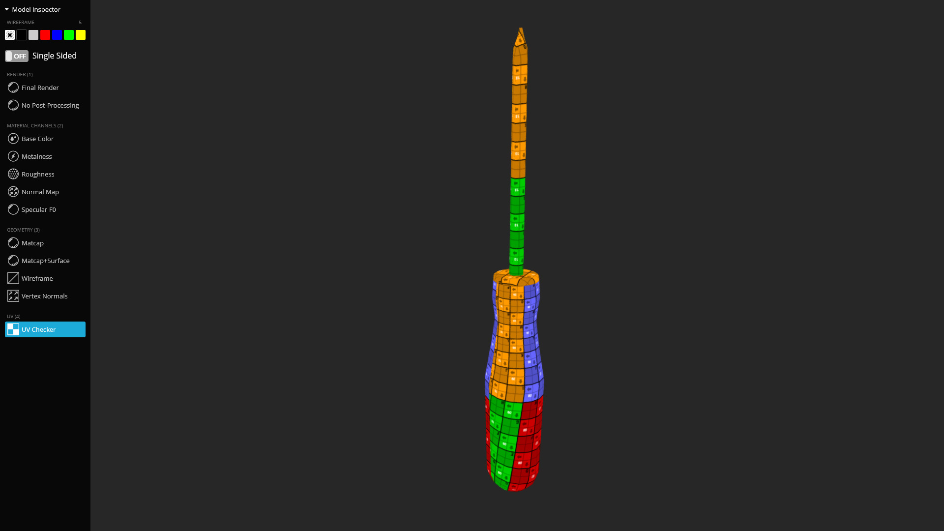 Cross Screwdriver 3D Model Game Ready Optimized Low-poly 3D model_10