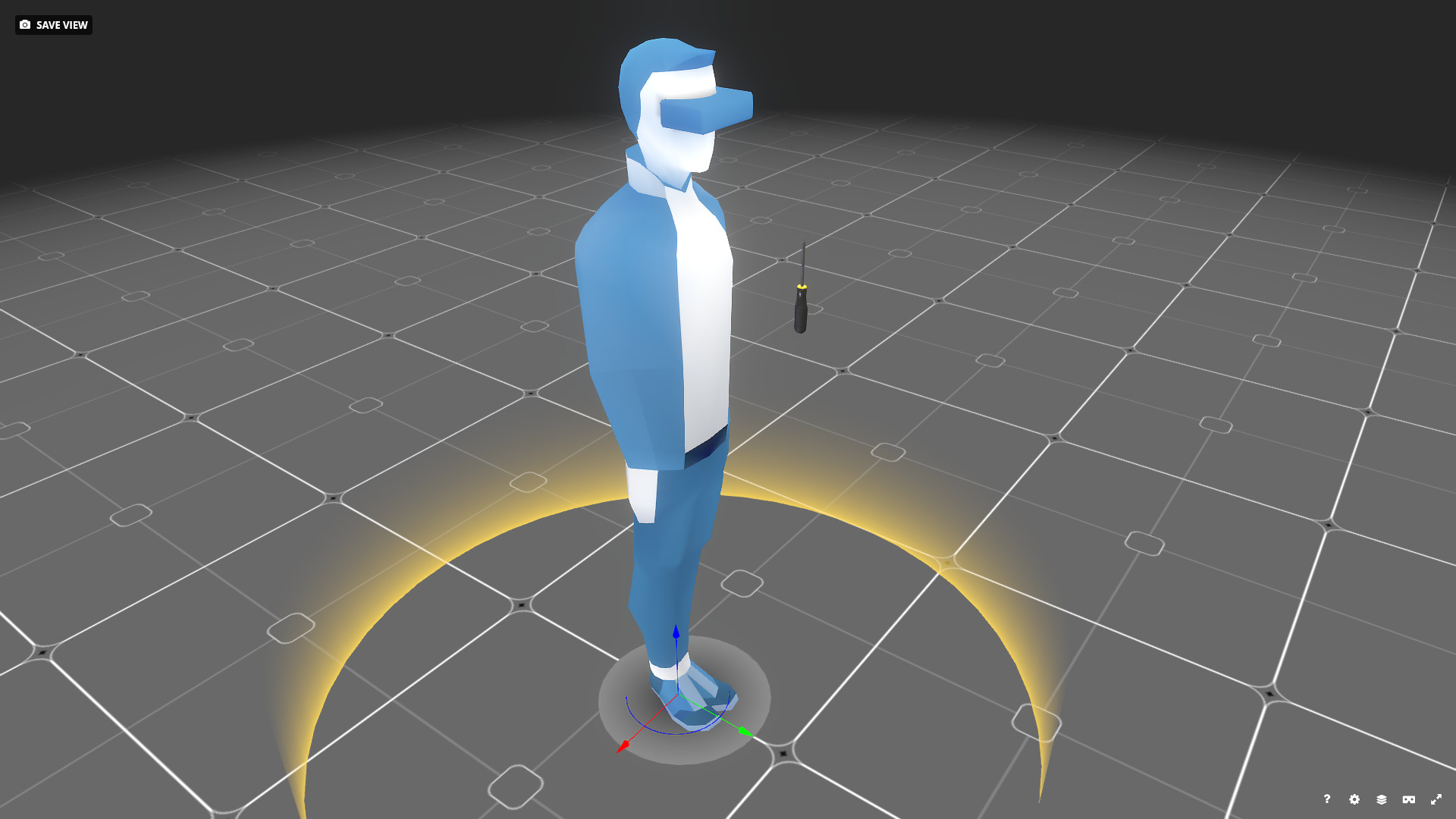 Cross Screwdriver 3D Model Game Ready Optimized Low-poly 3D model_11