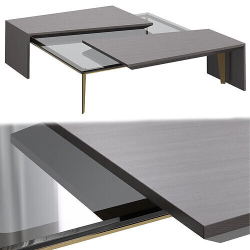 CENTER TABLE PAWSON Low-poly 3D model