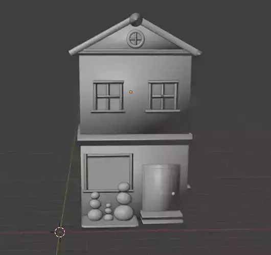 model of the first house