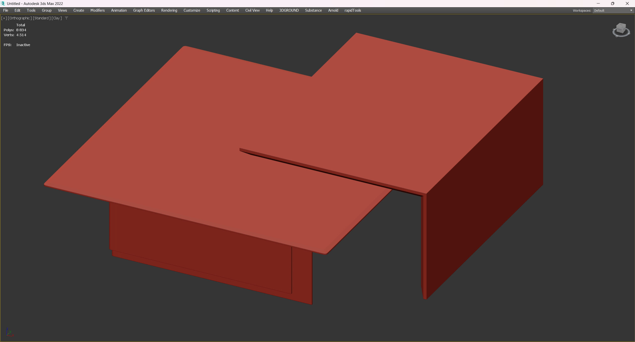CENTER TABLE ROBERT Low-poly 3D model_3