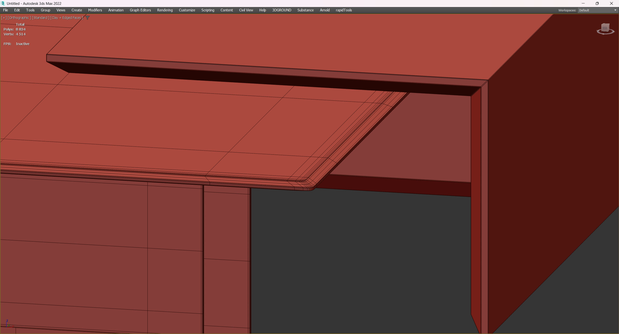 CENTER TABLE ROBERT Low-poly 3D model_5