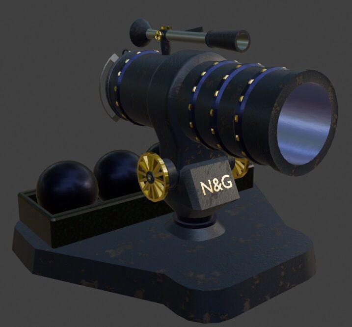 TD Tower 004 Low-poly 3D model_4