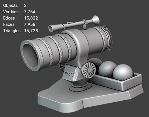 TD Tower 004 Low-poly 3D model_7