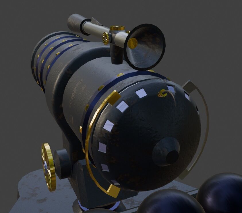 TD Tower 004 Low-poly 3D model_3