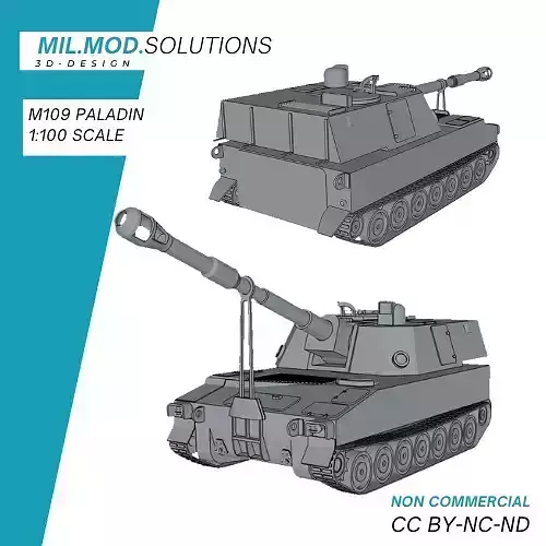 M109 Paladin NATO USA Tank