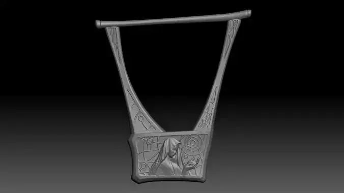 Revenant lyre - Nightreign weapon 3D print model