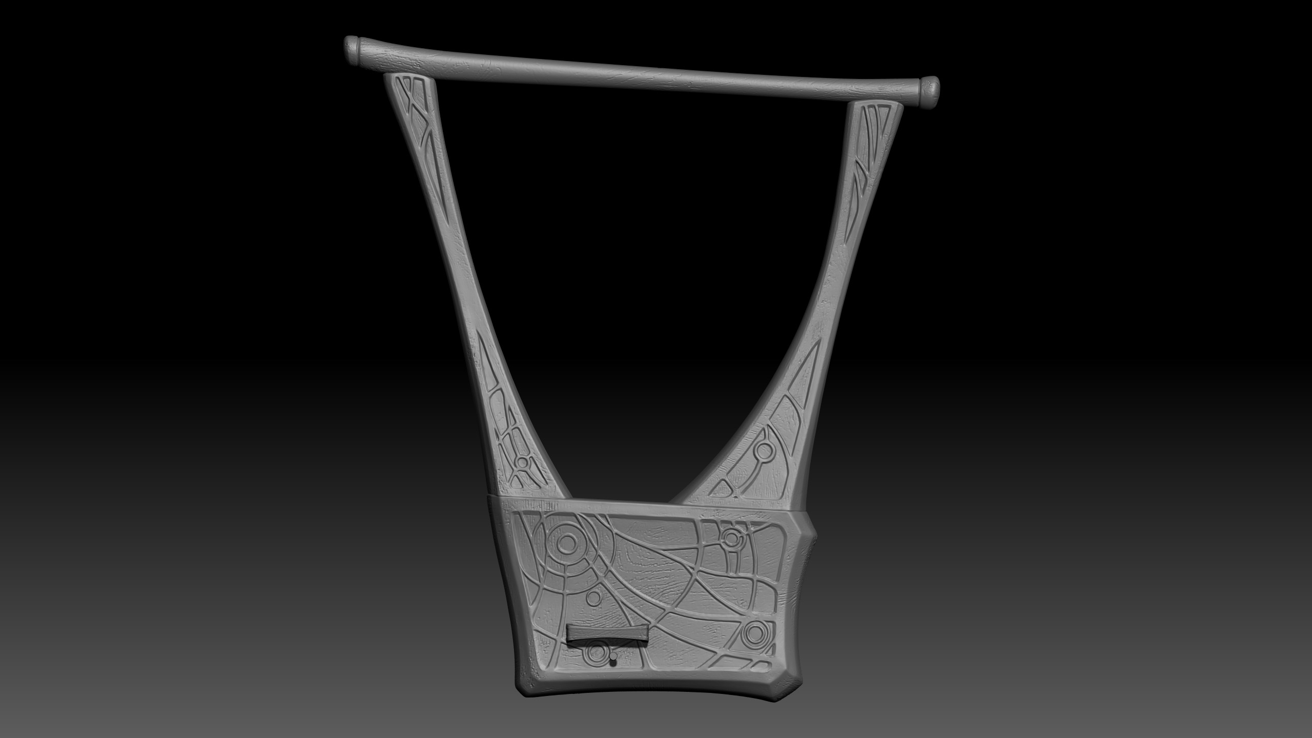 Revenant lyre - Nightreign weapon 3D print model_2