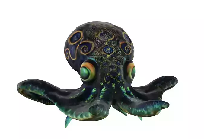 Bioluminescent octopus-squid