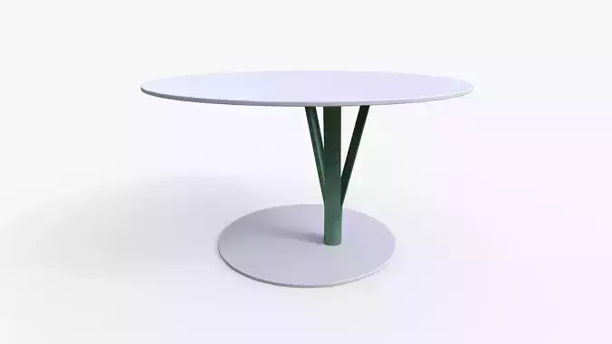 Metal flower coffee table