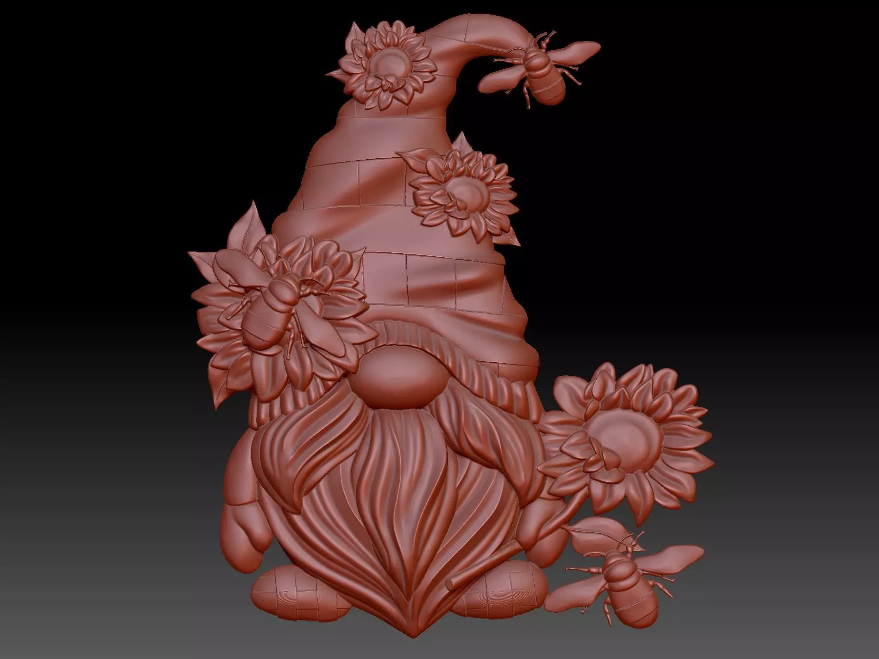 Gnome 3D print model_0