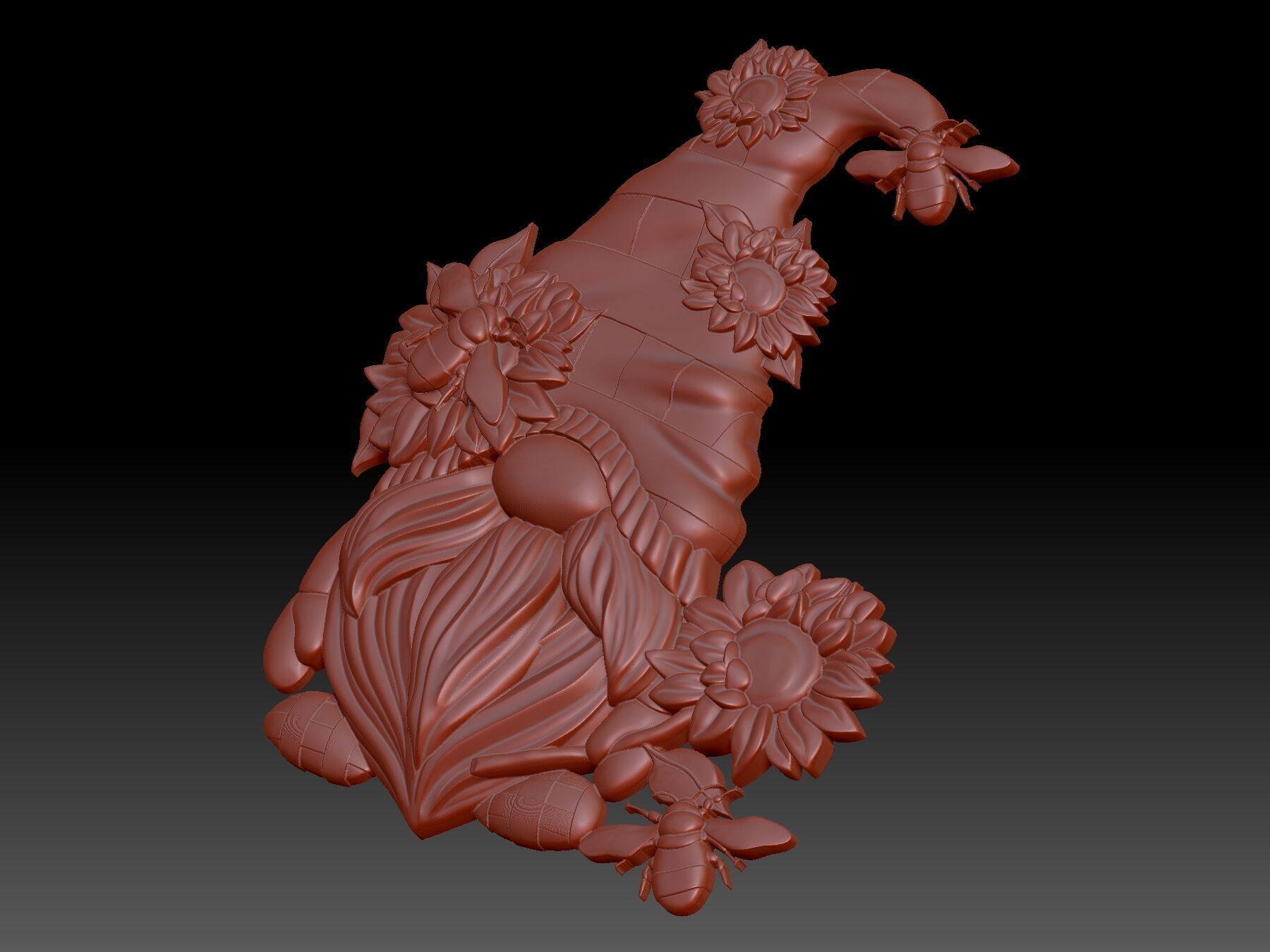 Gnome 3D print model_4