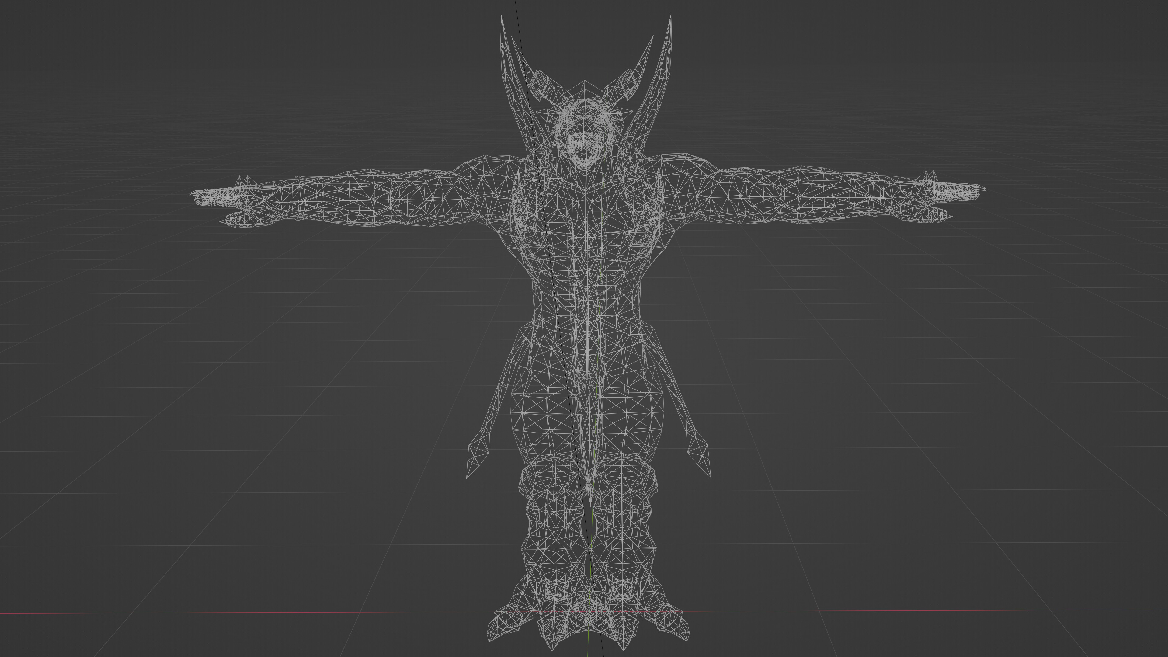 Uranus  Beast Low-poly 3D model_7