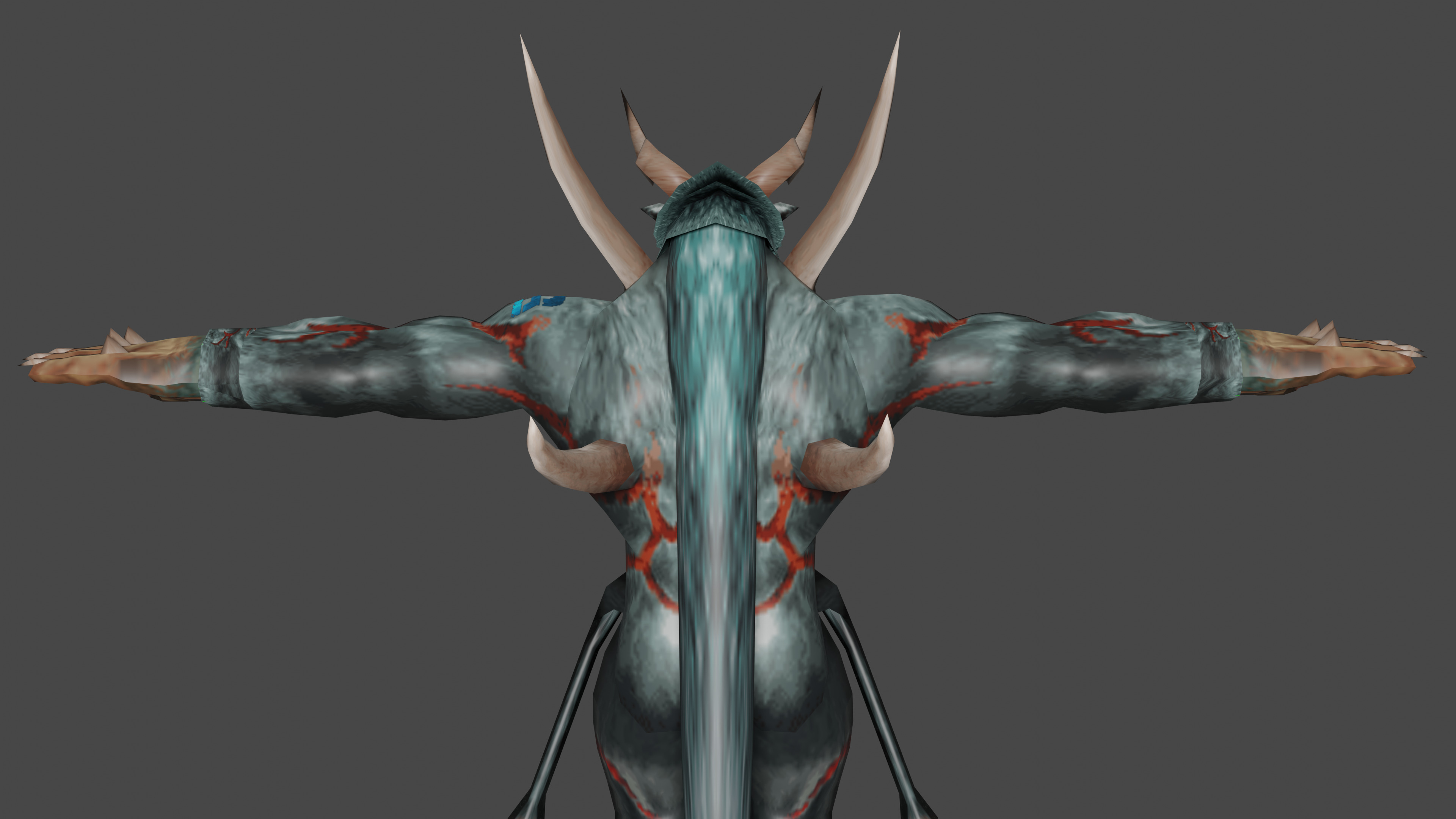 Uranus  Beast Low-poly 3D model_3