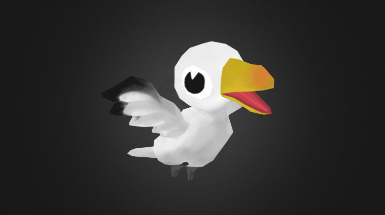 Low Poly Toon Birds Package  Low-poly 3D model_28