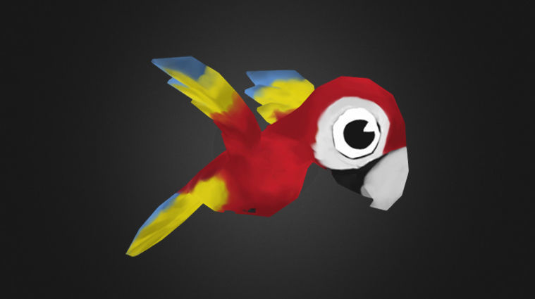 Low Poly Toon Birds Package  Low-poly 3D model_29