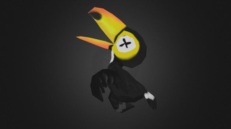 Low Poly Toon Birds Package  Low-poly 3D model_20