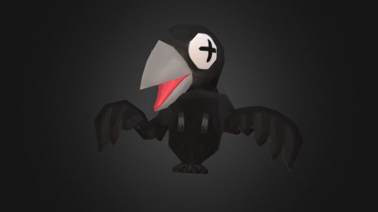 Low Poly Toon Birds Package  Low-poly 3D model_22