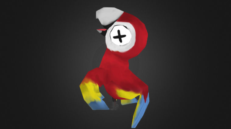 Low Poly Toon Birds Package  Low-poly 3D model_19