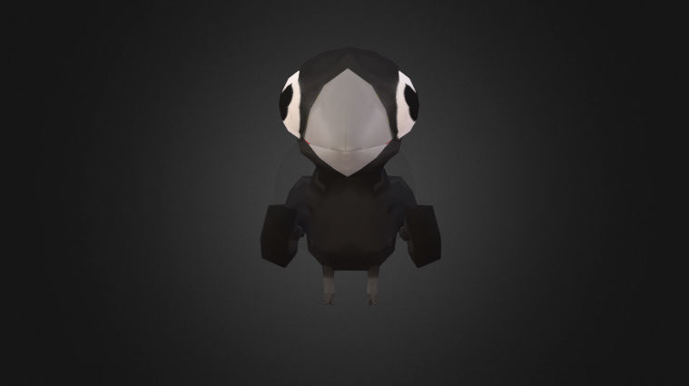 Low Poly Toon Birds Package  Low-poly 3D model_33