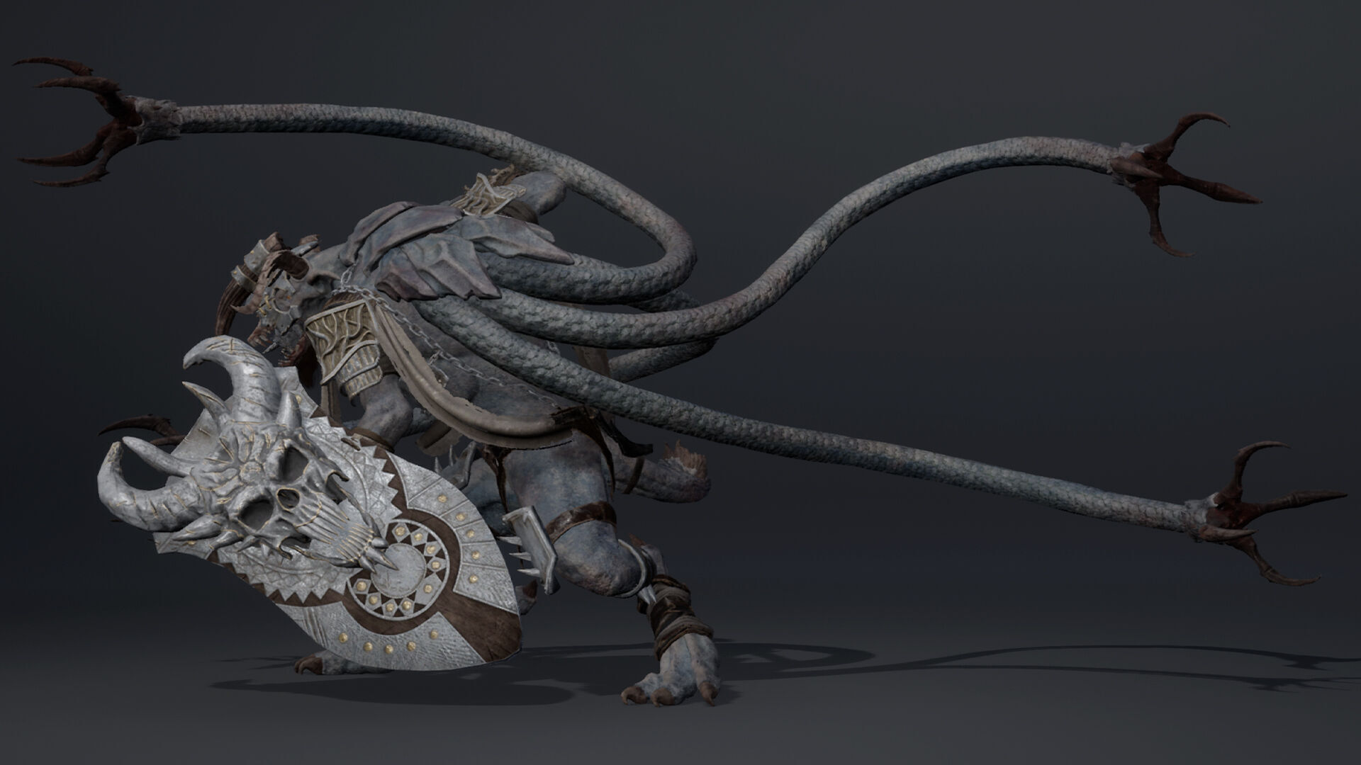 Shadow Brutal Low-poly 3D model_34