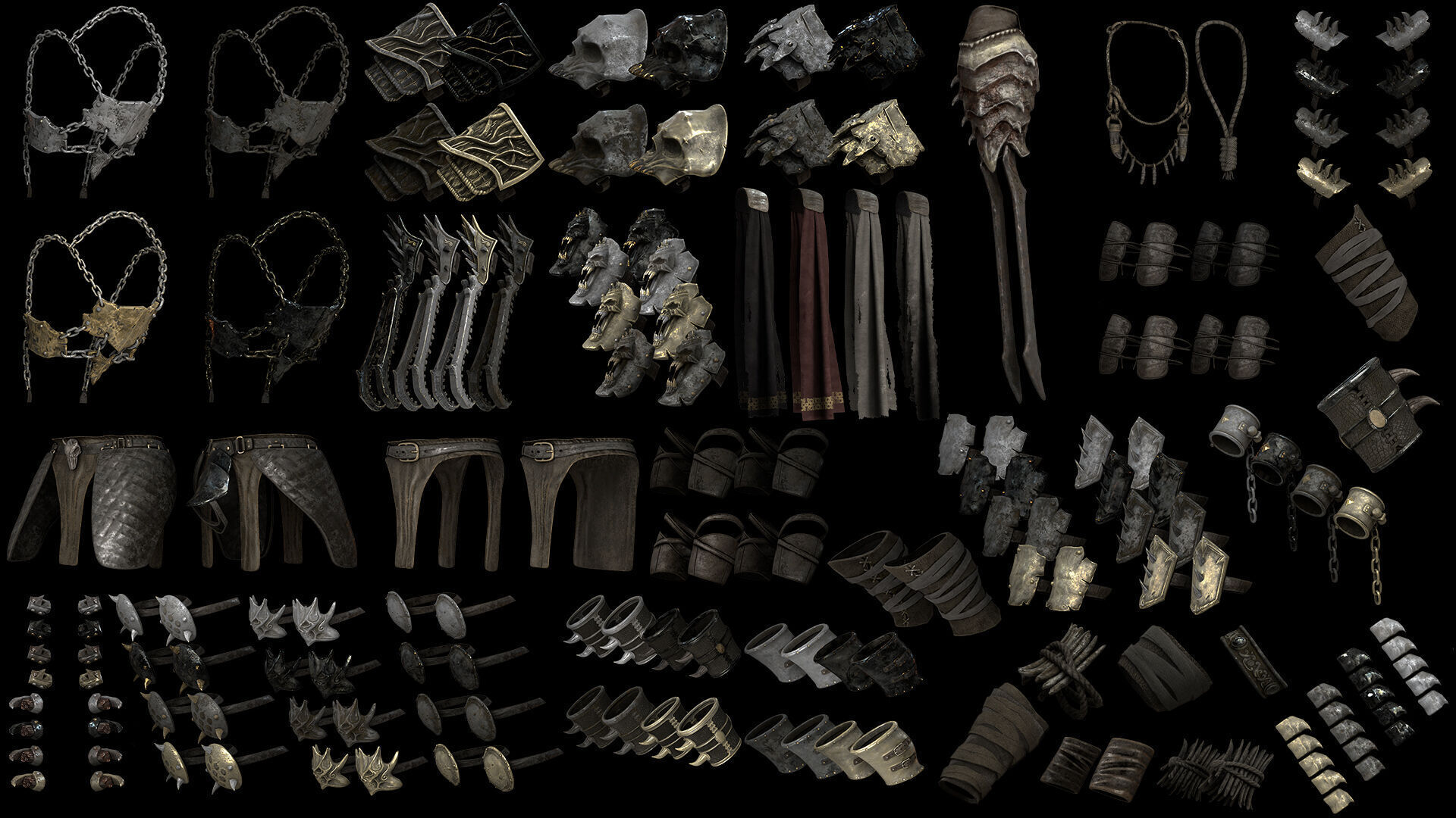 Shadow Brutal Low-poly 3D model_44