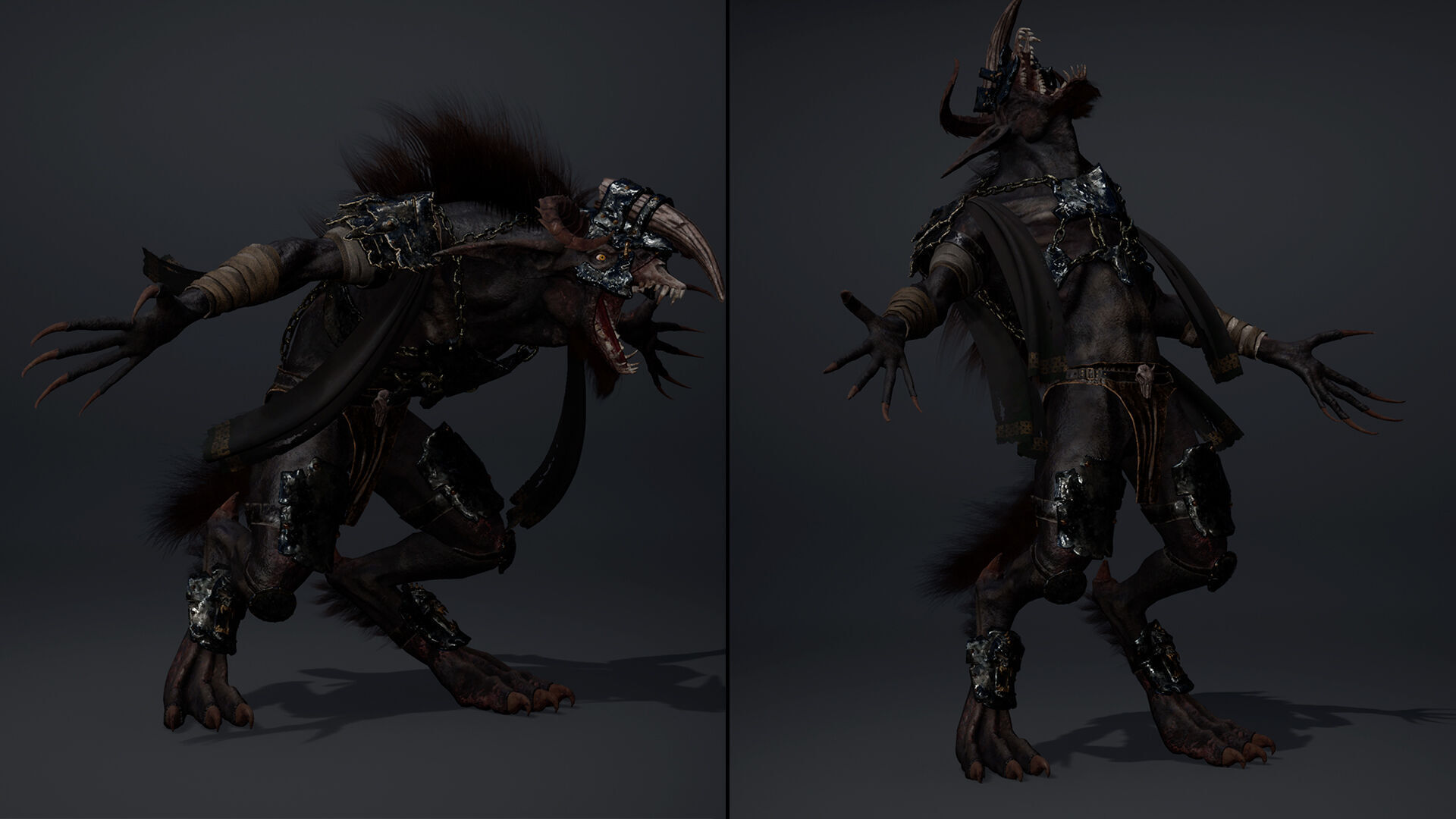 Shadow Brutal Low-poly 3D model_14